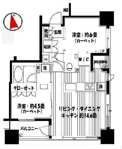 クラッシィハウス神田 9階 間取り図
