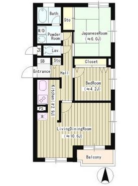 フェリーオ品川 308 間取り図