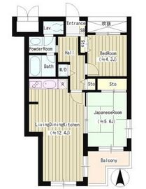 フェリーオ品川 402 間取り図