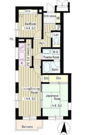 フェリーオ品川 201 間取り図