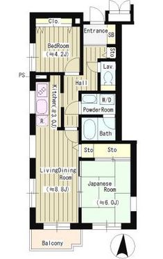 フェリーオ品川 301 間取り図
