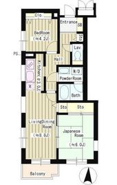 フェリーオ品川 501 間取り図