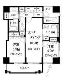 アトラスタワー小石川 10階 間取り図