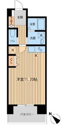 六本木ライズハウス 408 間取り図