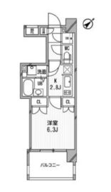 ライオンズシティ白金高輪 602 間取り図