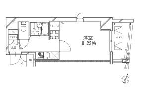 本郷エーワン東大前 804 間取り図