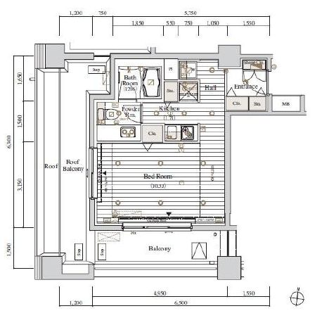 レグノ・セレーノ 7階 間取り図