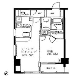 ファミール高輪アンシェール 2階 間取り図