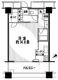 アウルタワー 44階 間取り図