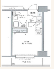 プライムアーバン豊洲 422 間取り図