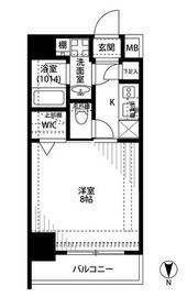 プレール・ドゥーク秋葉原3 2階 間取り図