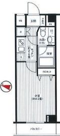 グランハイツ東中野 202 間取り図