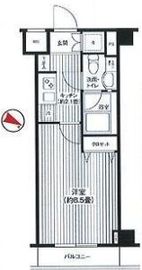 グランハイツ東中野 215 間取り図