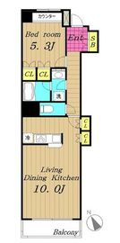 エアライズタワー 10階 間取り図