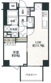 ピアース中目黒ローレルアイ 4階 間取り図