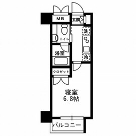 アーデン目黒不動前 301 間取り図