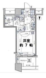 プライア渋谷 11階 間取り図