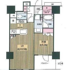 ルネ神田和泉町 12階 間取り図