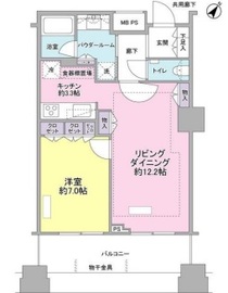 ル・サンク大崎ウィズタワー 5階 間取り図