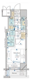 コンシェリア新橋マスターズヴィラ 9階 間取り図