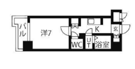 リージア代々木 202 間取り図