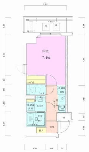 恵比寿レジデンス壱番館 901 間取り図