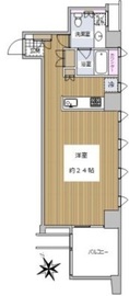 神宮前シティタワー 7階 間取り図