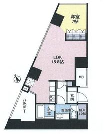 青山ザ・タワー 17階 間取り図