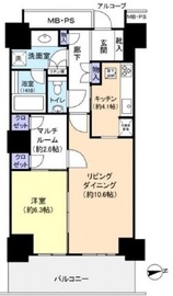 Wコンフォートタワーズ WEST 4階 間取り図