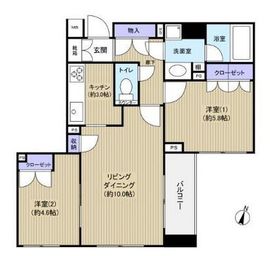 Feel A 飯田橋 4階 間取り図