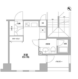 コンフォリア愛宕 904 間取り図