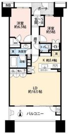 プレイス白金ブライトレジデンス 14階 間取り図