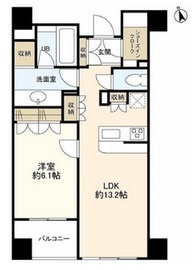 グランカーサ銀座イースト 1102 間取り図