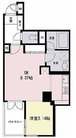 サウサリート高輪 101 間取り図