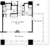 パークアクシス浜松町 1101 間取り図