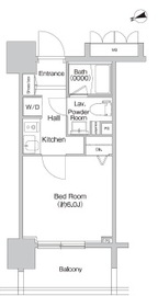 プライムアーバン神楽坂 305 間取り図