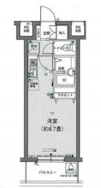 エスコート麻布十番 3階 間取り図