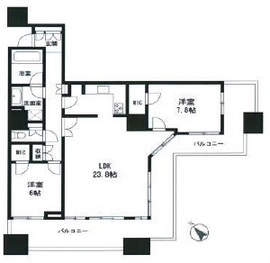 エアライズタワー 34階 間取り図