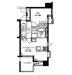 コンフォリア西早稲田 703 間取り図