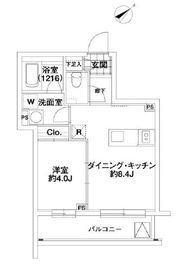 エルスタンザ代々木 204 間取り図