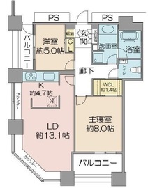 東京シーサウスブランファーレ 22階 間取り図