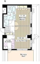 ランテンヌ四谷 410 間取り図