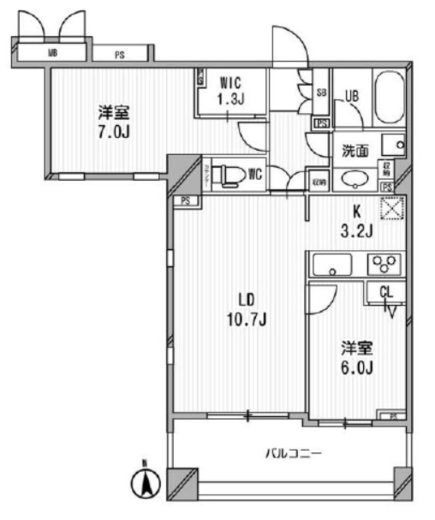 アーデン神保町 502 間取り図