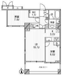 アーデン神保町 502 間取り図
