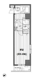 ガラ・ステージ麻布十番 5階 間取り図