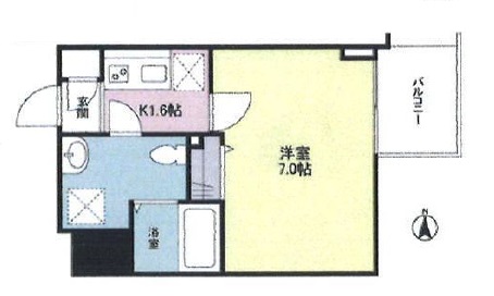 ガーラプレイス新宿御苑 305 間取り図