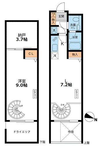 カッシア目黒 111 間取り図