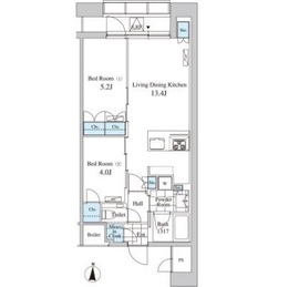 パトリス神保町 703 間取り図