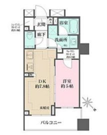 ザ・パークハウスアーバンス東五反田 9階 間取り図