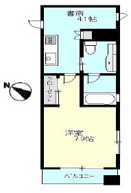 KDXレジデンス森下千歳 701 間取り図